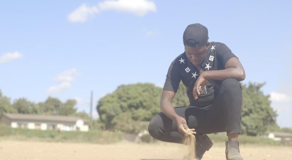 Activist sifts soil