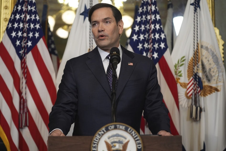 Secretary of State Marco Rubio