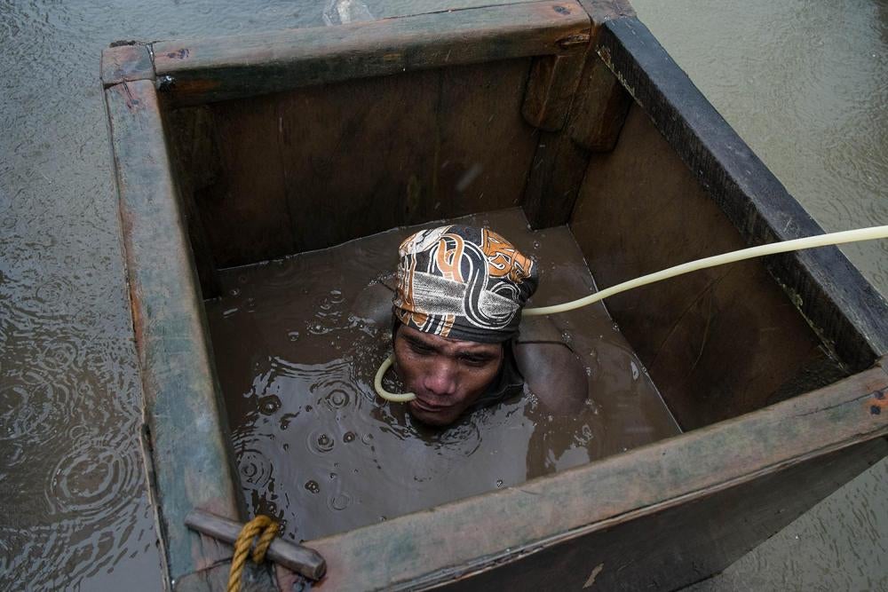 An adult miner